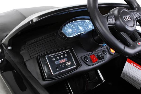 Kinder Elektroauto Audi S5 Cabriolet 2x45 Watt Motor 12V10Ah Batterie Leder Sitz Weiß - Elektro Auto Elektroauto Kinderauto